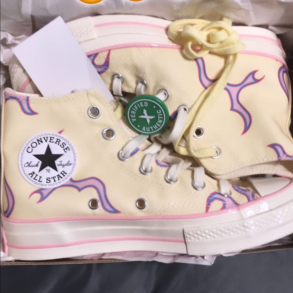 Converse Chuck Taylor All-Star -(Golf Le Fleur yellow flame) TYLER THE CREATOR